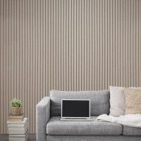 PAINEL RIPADO MDF NATURAL 2750X88X12MM CX.1,21M2 PAINEL RIPADO MDF NATURAL 2750X88X12MM CX.1,21M2