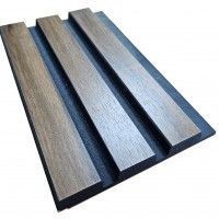 PAINEL RIPADO MDF NOGUEIRA 3050X124X12MM CX.1,89M2 PAINEL RIPADO MDF NOGUEIRA 3050X124X12MM CX.1,89M2