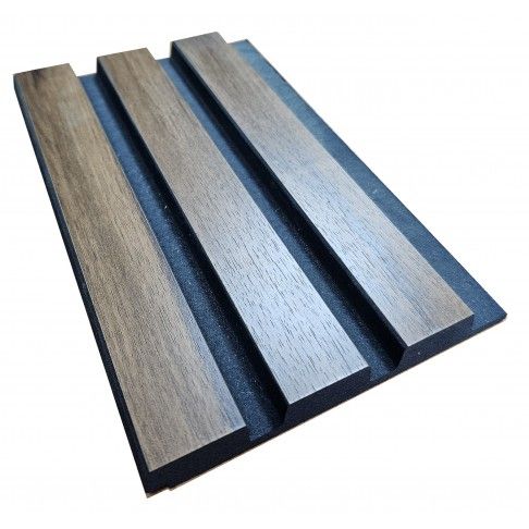 PAINEL RIPADO MDF NOGUEIRA 3050X124X12MM CX.1,89M2 PAINEL RIPADO MDF NOGUEIRA 3050X124X12MM CX.1,89M2