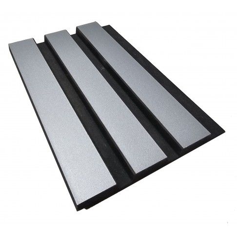 PAINEL RIPADO MDF CINZA 3050X124X12MM CX.1,89M2 PAINEL RIPADO MDF CINZA 3050X124X12MM CX.1,89M2