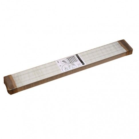 Pack 24 Réguas 150x120cm Curva Branco Pack 24 Réguas 150x120cm Curva Branco
