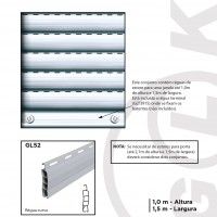 Pack 24 Réguas 150x120cm Curva Branco Pack 24 Réguas 150x120cm Curva Branco