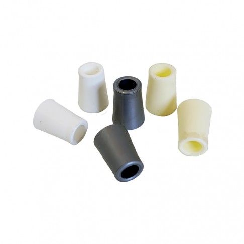 Batente Estore Redondo Pvc Cinza 2unid. Batente Estore Redondo Pvc Cinza 2unid.