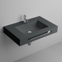 LAVATÓRIO COMPACTO RESINA 80X46X12 CINZA LAVATÓRIO COMPACTO RESINA 80X46X12 CINZA