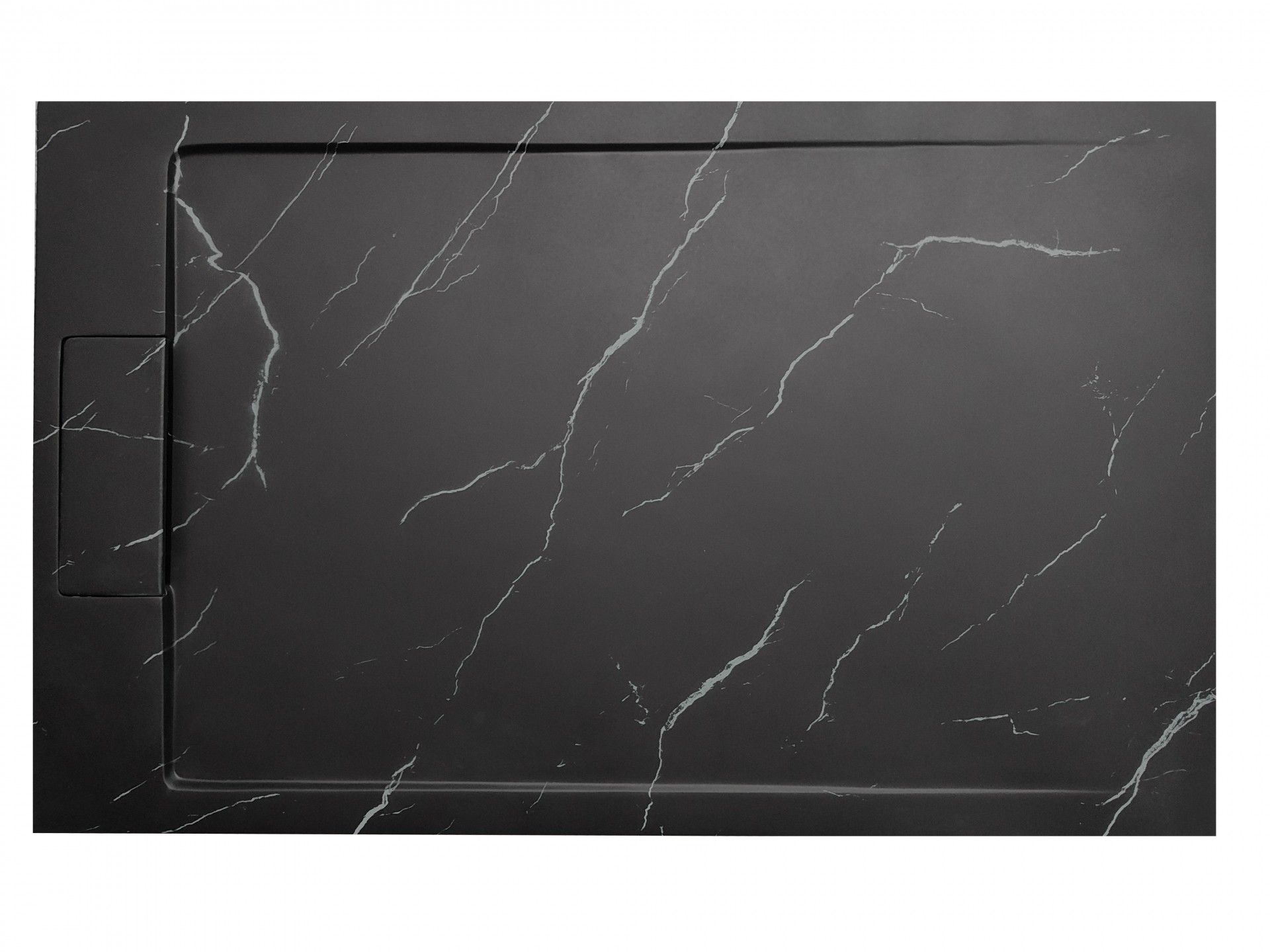 Base Resina 120x80x3.5cm Preto/ Mármore