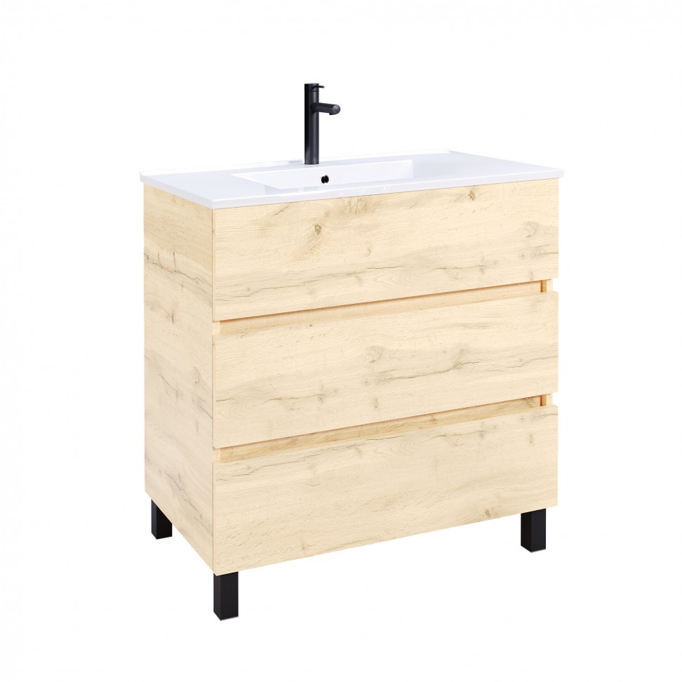 M�vel Timber 81x80x45cm, Carvalho H�rcules