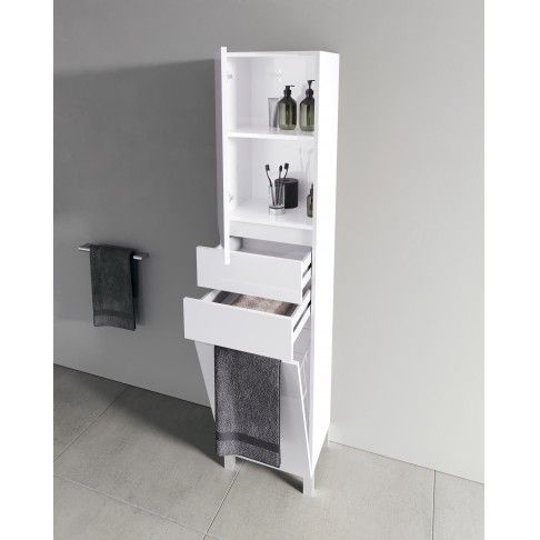 Coluna Auxiliar Elba C/Tulha 40x32x180 Branco Coluna Auxiliar Elba C/Tulha 40x32x180 Branco