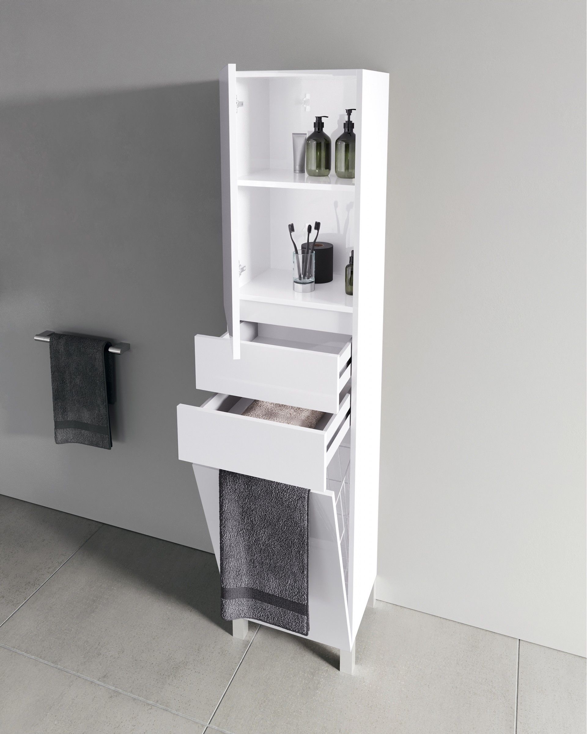 Coluna Auxiliar Elba C/Tulha 40x32x180 Branco