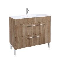 Móvel Mirage 100x45x85cm 2 gavetas 1 porta Carvalho Móvel Mirage 100x45x85cm 2 gavetas 1 porta Carvalho