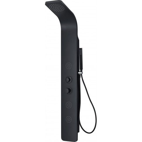 Coluna Hidromassagem 150x18cm Alumínio Preto Coluna Hidromassagem 150x18cm Alumínio Preto