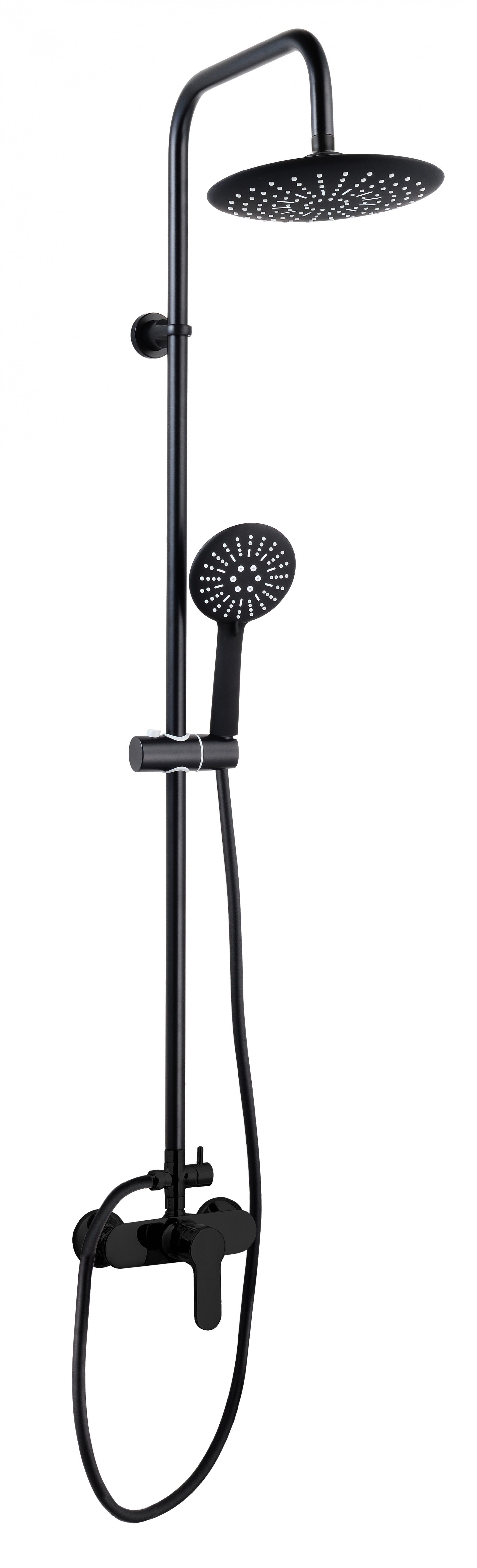 Rampa Duche Monocomando Preto