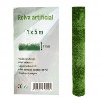 Relva Artificial 7mm 5x1m Verde Relva Artificial 7mm 5x1m Verde