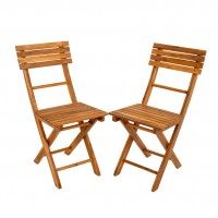 Conjunto 2 Cadeiras Acácia Conjunto 2 Cadeiras Acácia
