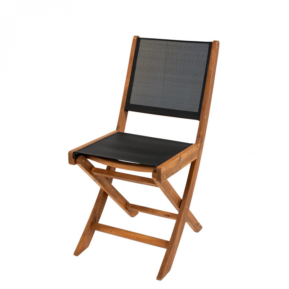 Cadeira Ac�cia Tela S/Bra�os Antracite