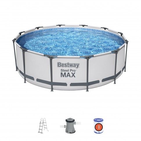 Piscina Redonda 366x100cm Metal Piscina Redonda 366x100cm Metal