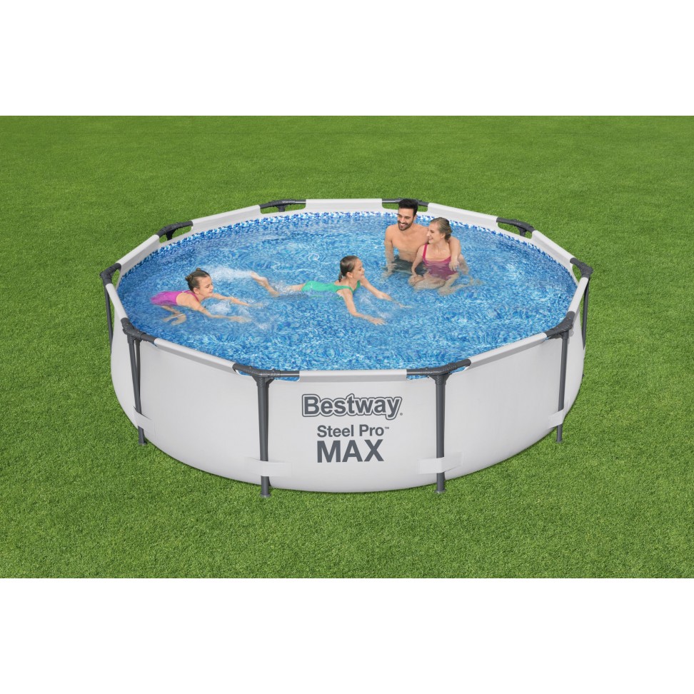 Piscina Redonda 305x76cm Metal c/ Filtro
