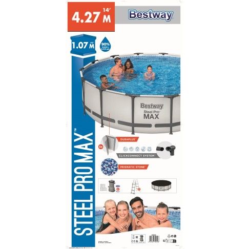 Piscina Redonda 427x107cm Metal Piscina Redonda 427x107cm Metal