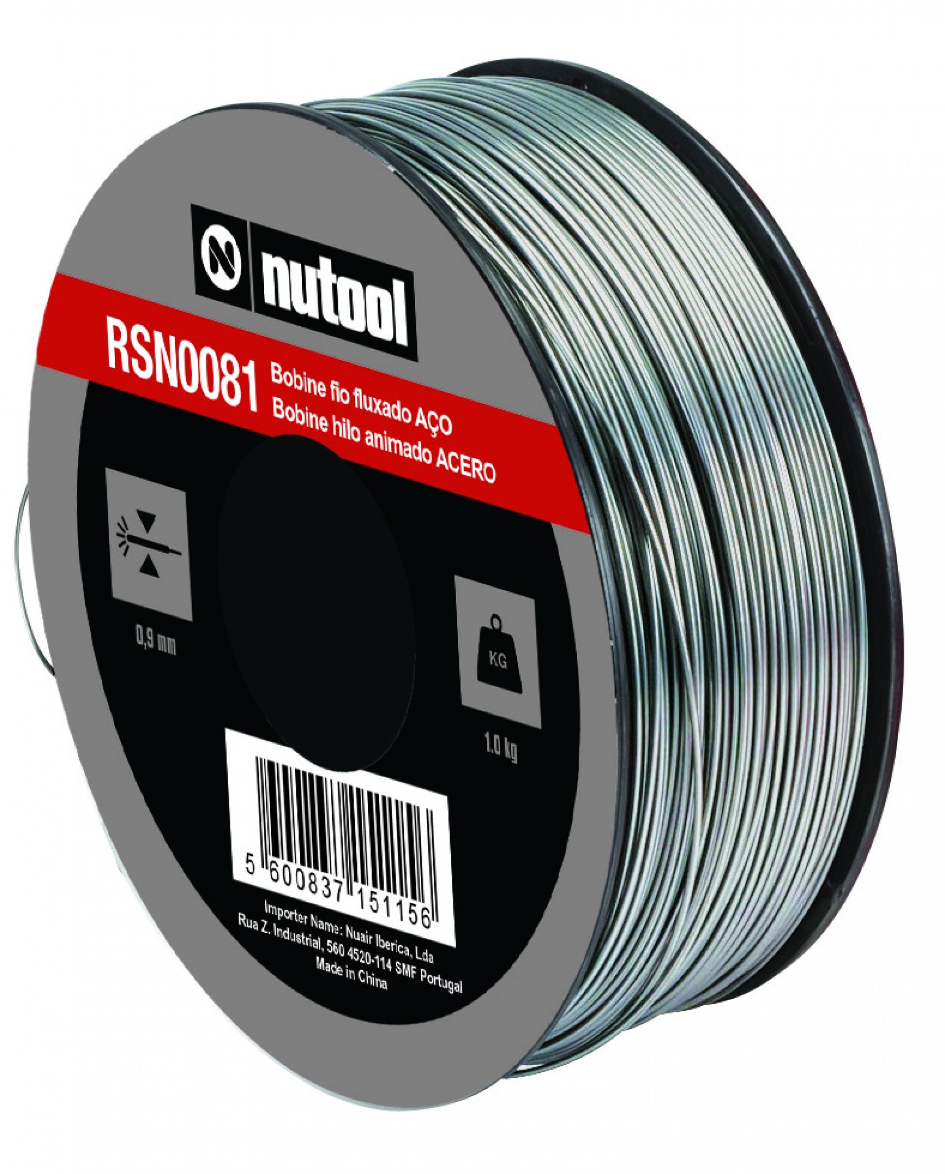 BOBINE FIO FLUXADO 0,9MM AÇOCARBONO 1KG