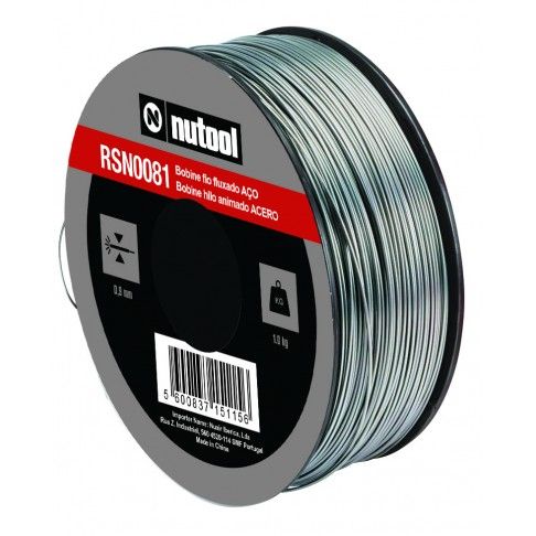 BOBINE FIO FLUXADO 0,9MM AÇOCARBONO 1KG BOBINE FIO FLUXADO 0,9MM AÇOCARBONO 1KG