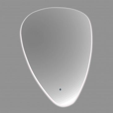 Espelho Led Gota Bl Touch Sens 80x60cm