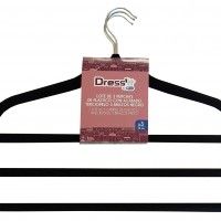 CABIDE P/CALÇAS 3 BRAÇOS PRETO 3UN CABIDE P/CALÇAS 3 BRAÇOS PRETO 3UN