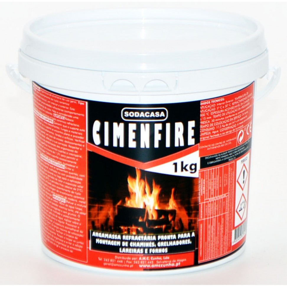 Cimento Refrat�rio Balde 1kg