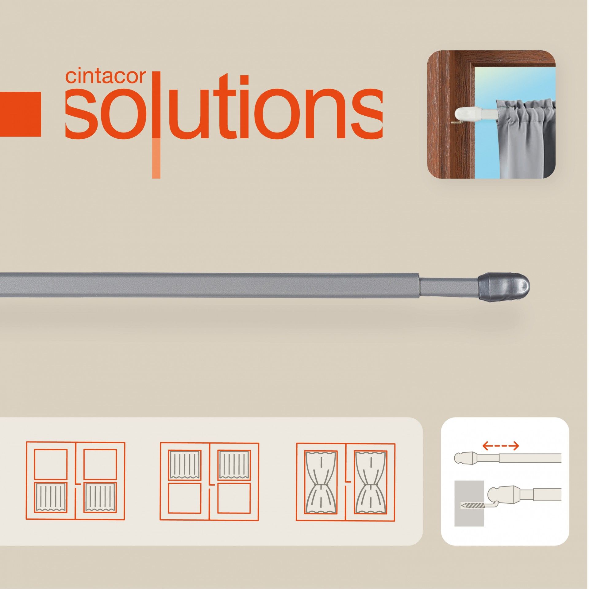 PEQUENO VARÃO PLANO 11MM 40-65CM CINZA 2UN