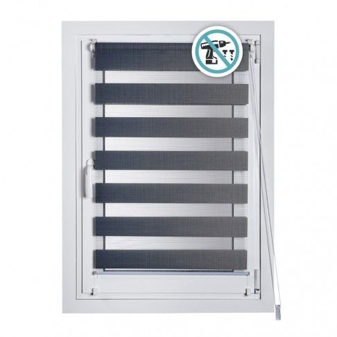 Estore C&F N&Day 60x180cm Cinza Estore C&F N&Day 60x180cm Cinza