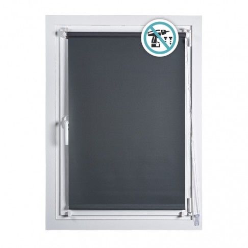 Estore Opaco C&F 60X180cm Cinza Estore Opaco C&F 60X180cm Cinza