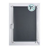 Estore Opaco C&F 60X180cm Cinza Estore Opaco C&F 60X180cm Cinza