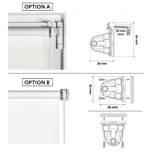 Estore Opaco C&F 60x180cm Branco Estore Opaco C&F 60x180cm Branco