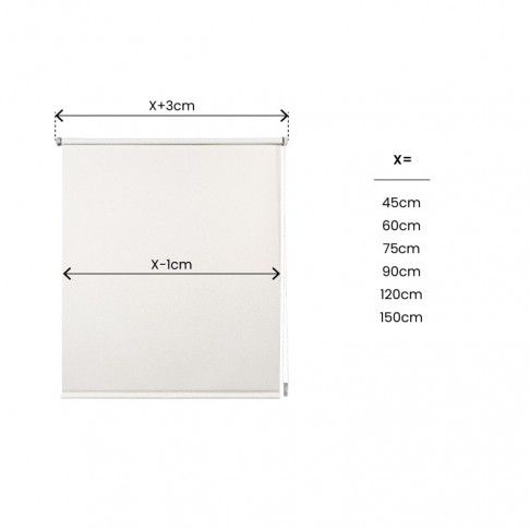 Estore Opaco C&F 60x180cm Branco Estore Opaco C&F 60x180cm Branco