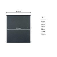 Estore Opaco C&F 60X180cm Cinza Estore Opaco C&F 60X180cm Cinza