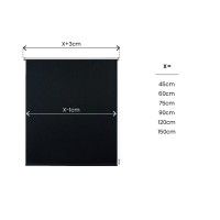 Estore Opaco C&F 90x180cm Preto Estore Opaco C&F 90x180cm Preto