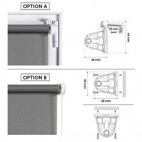 Estore Clip&Fix Trans 60x180cm Cinza Estore Clip&Fix Trans 60x180cm Cinza