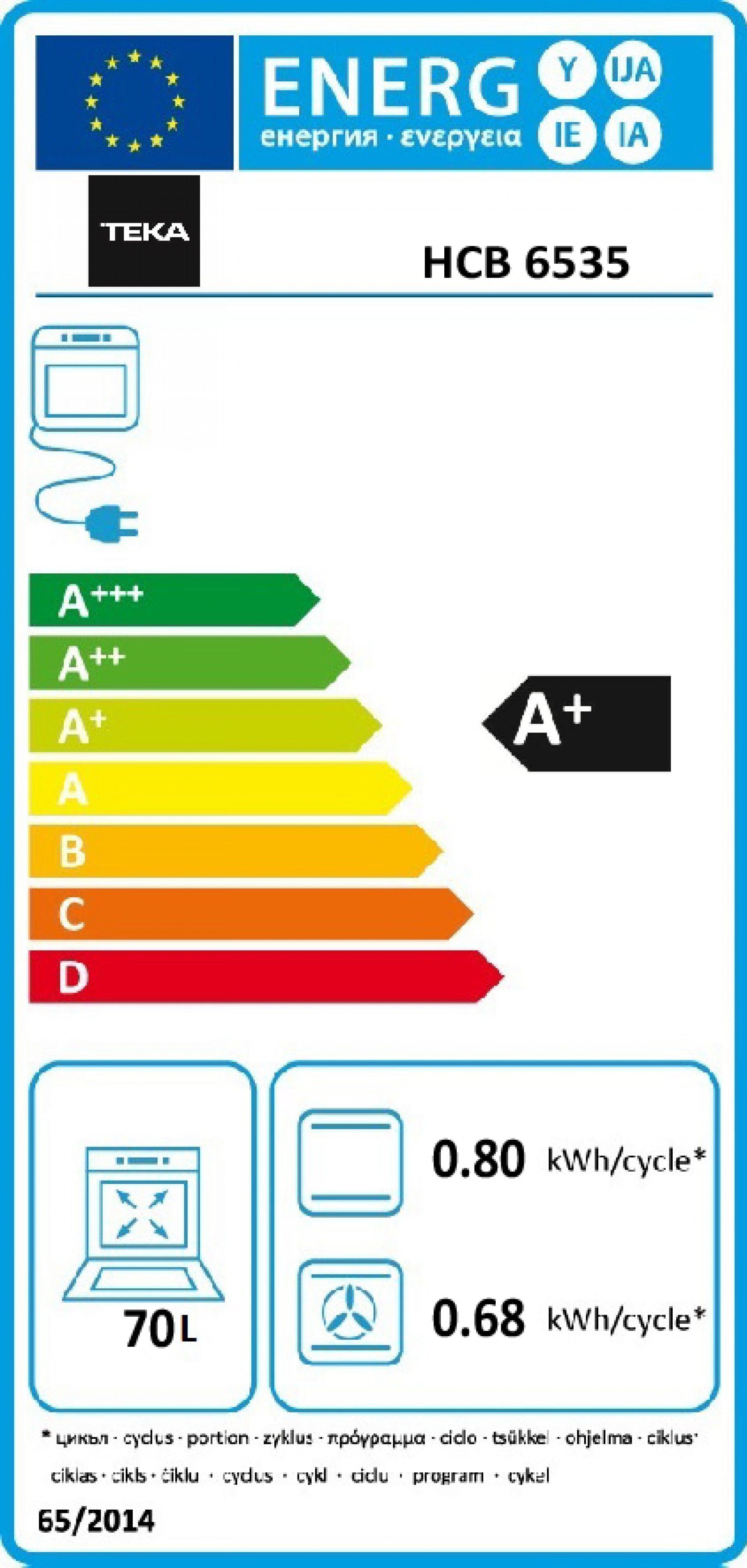 Forno Multifunções Hcb6535 Ss C/Display Inox Teka