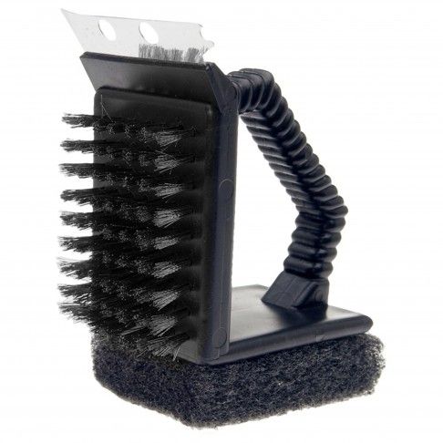 ESCOVA BBQ 3 EM 1 PARA GRELHAS 12X9CM ESCOVA BBQ 3 EM 1 PARA GRELHAS 12X9CM
