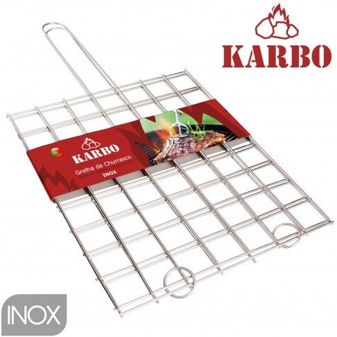 GRELHA QUADRICULADA Nº4 26X32CM INOX GRELHA QUADRICULADA Nº4 26X32CM INOX
