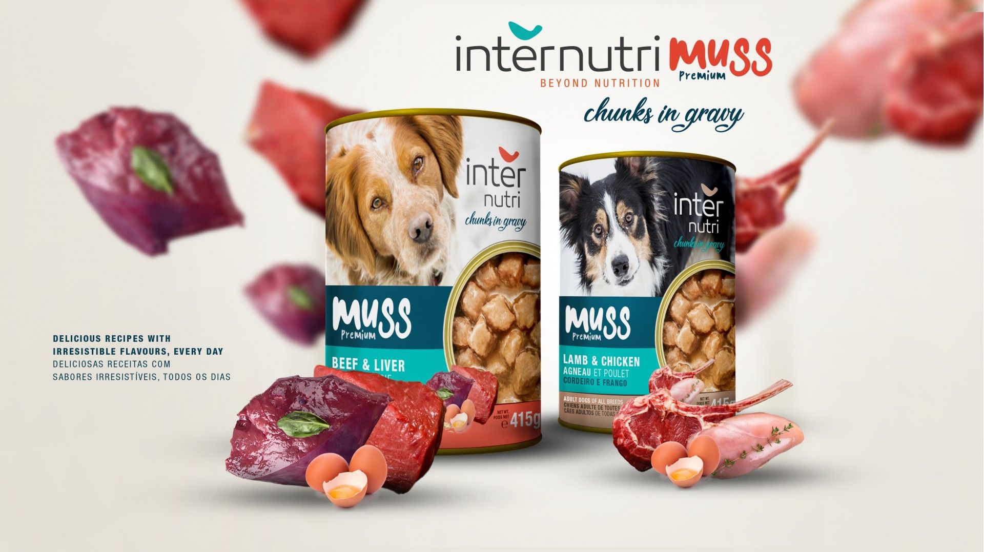 Alimento Para Cão Carne/Fígado 415g