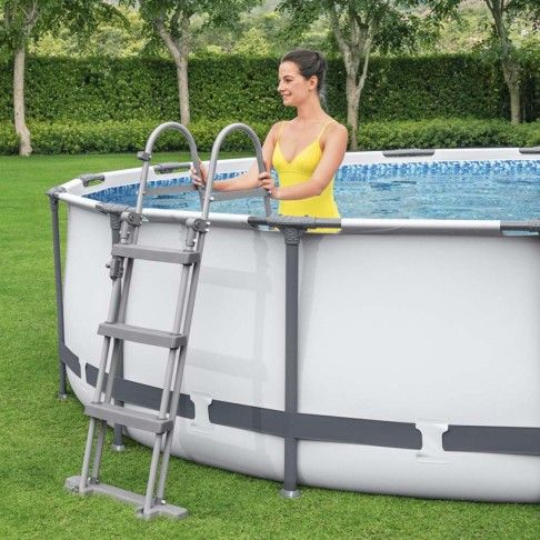 Piscina Redonda 366x100cm Metal Piscina Redonda 366x100cm Metal