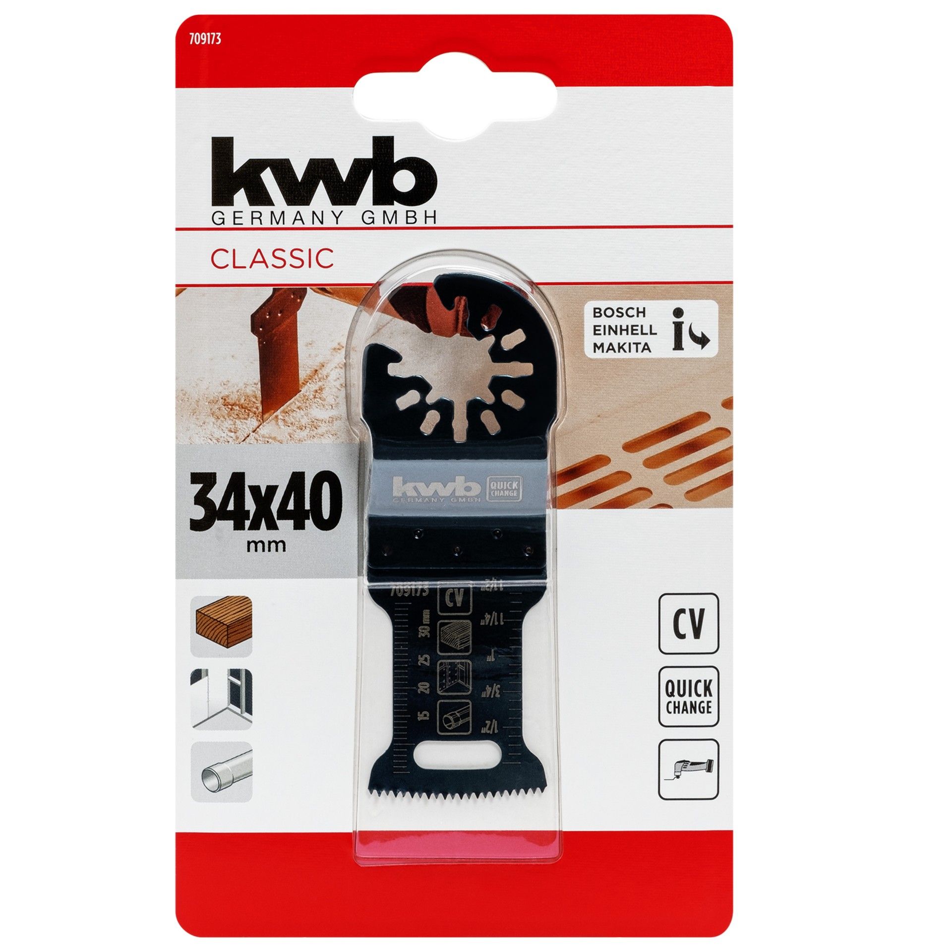 Serra oscilante CV para madeira 34mm