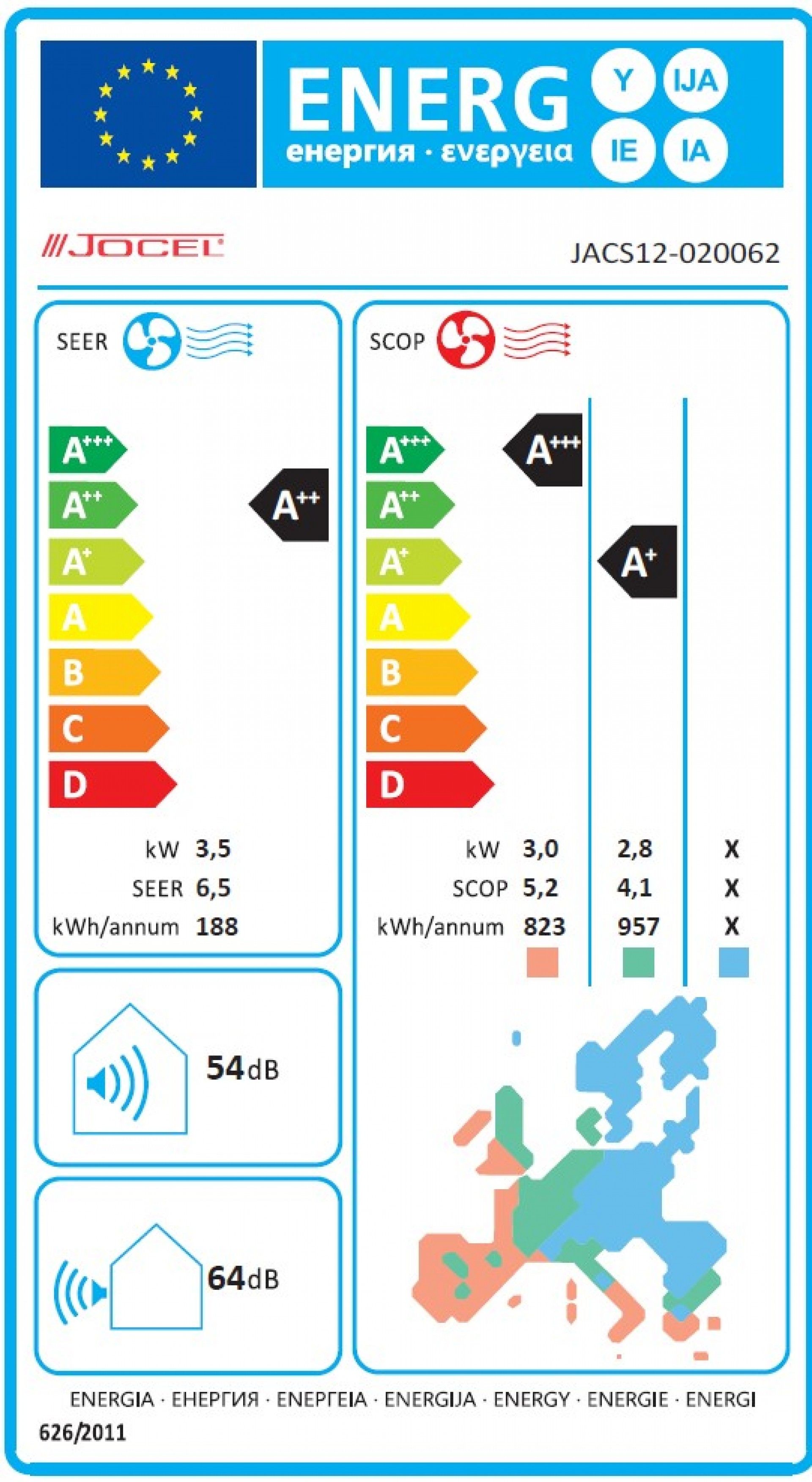 Ar Condicionado Jocel 1x1 12000btu Wifi A++