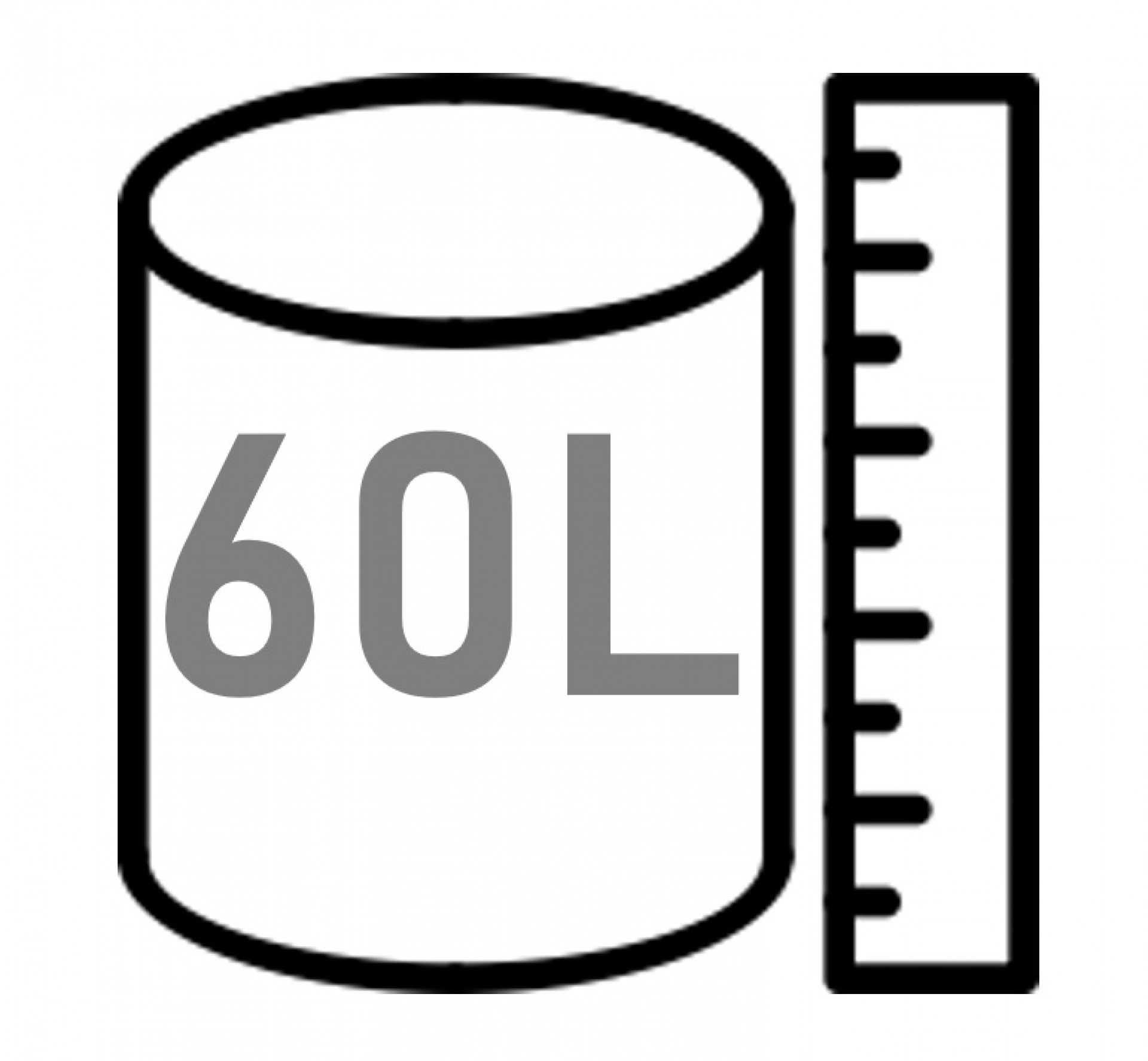 Cesto Multiusos 60 litros verde