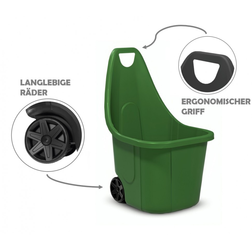 Cesto Multiusos 60 litros verde
