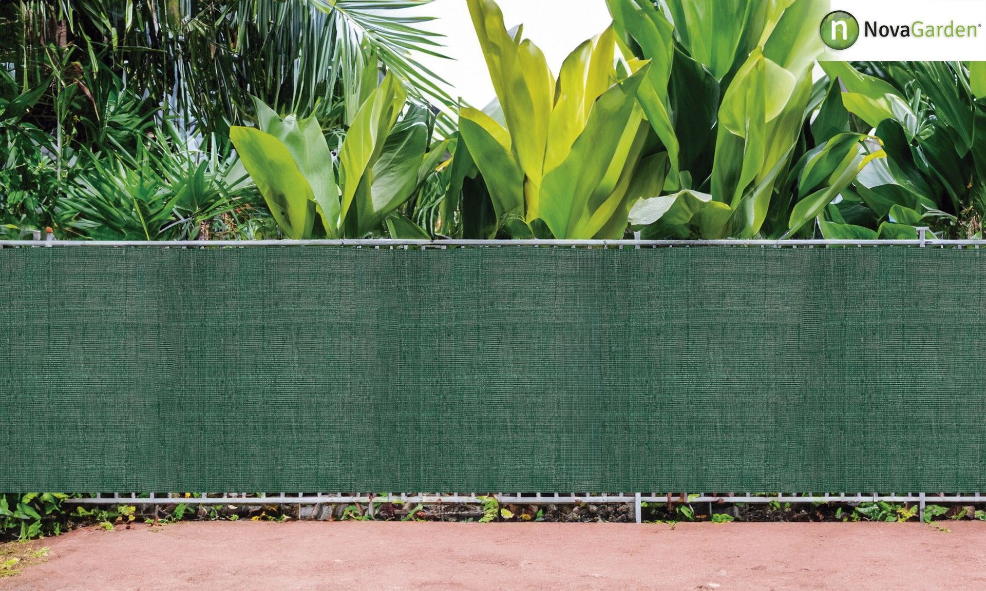 Ocultação Varandas 1x10m Verde 120g/M2