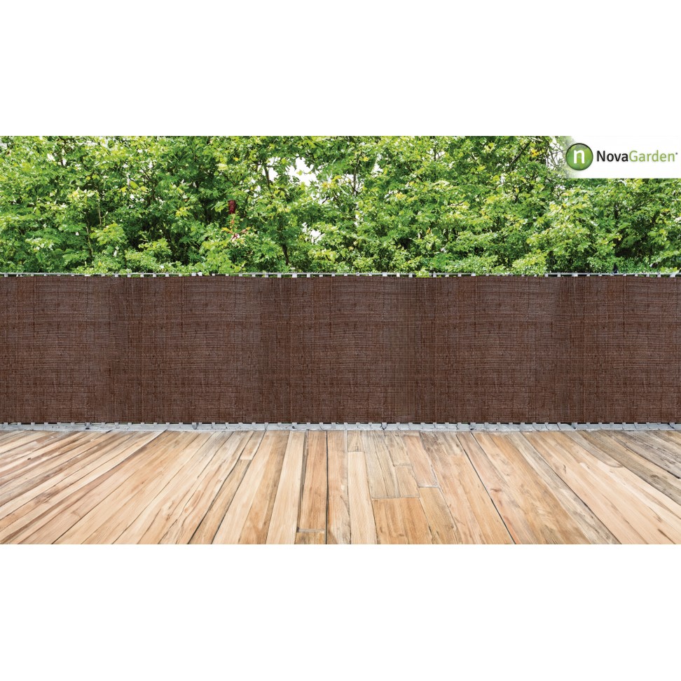Ocult��ao Varandas 1x10m Castanho 120g/M2
