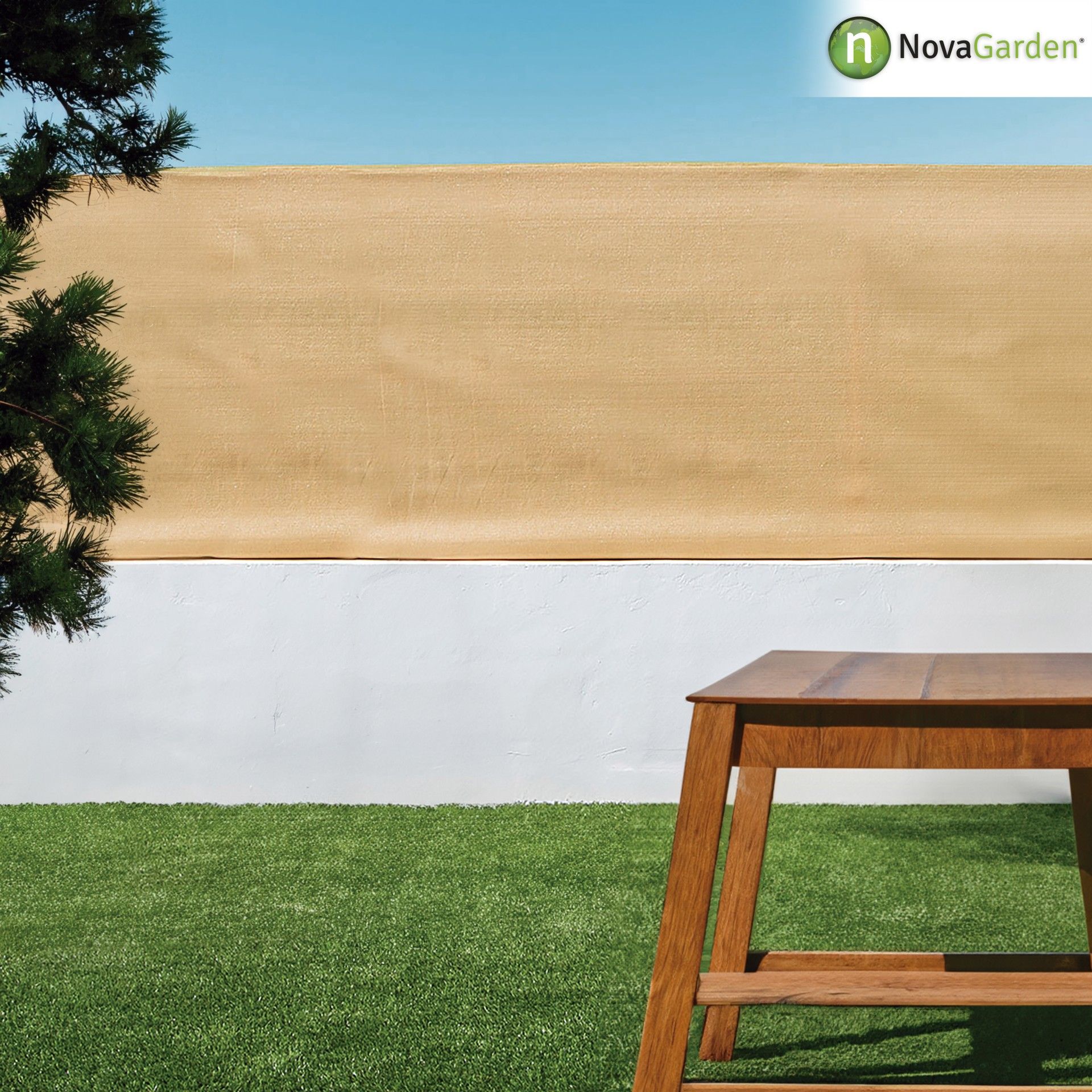 Ocultação Varandas 1x10m Cana 120gr/M2