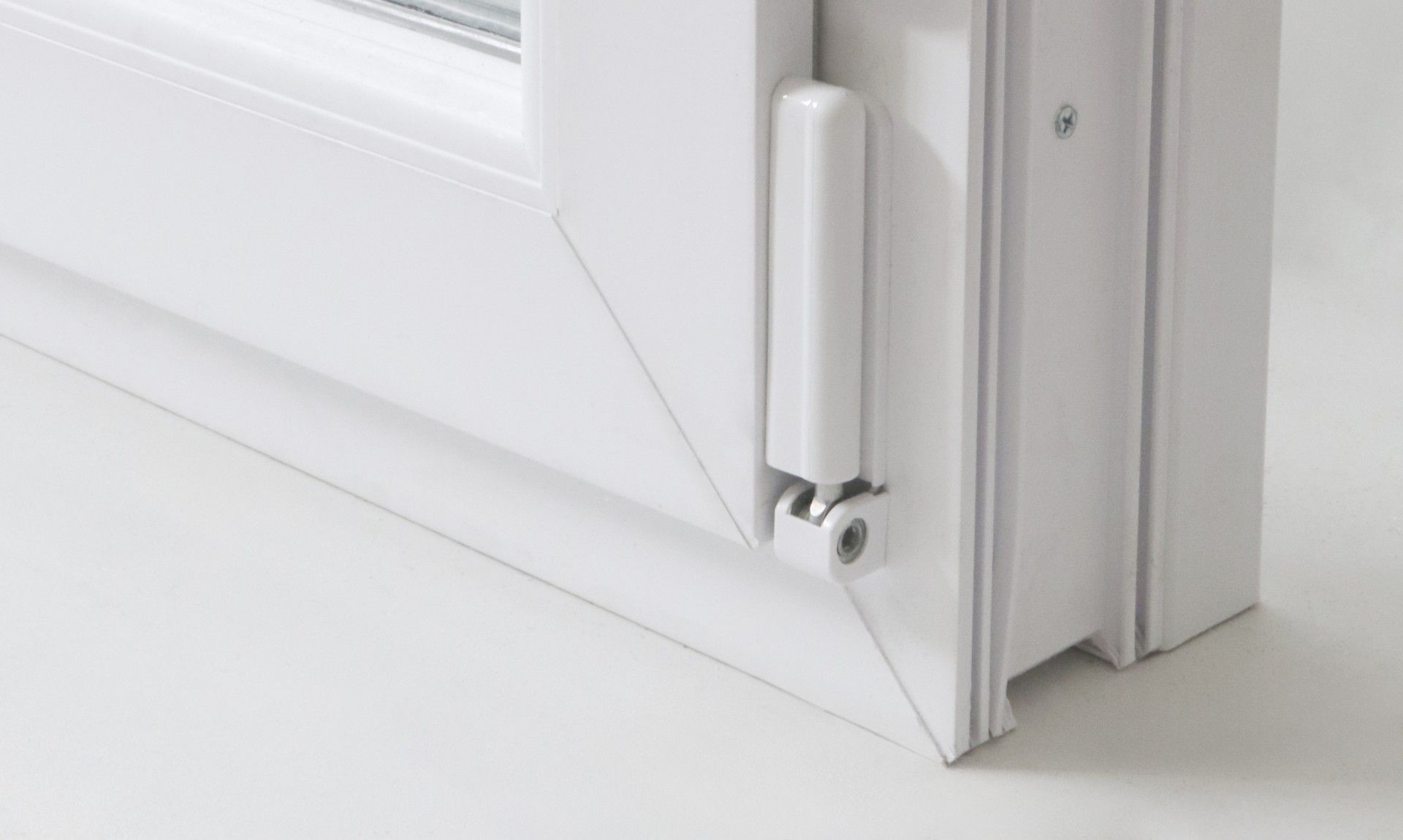 Janela 2 Folhas Pvc 90x90 Branco Vidro Duplo