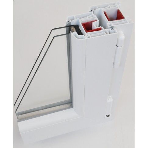 Janela 2 Folhas Pvc 90x90 Branco Vidro Duplo Janela 2 Folhas Pvc 90x90 Branco Vidro Duplo