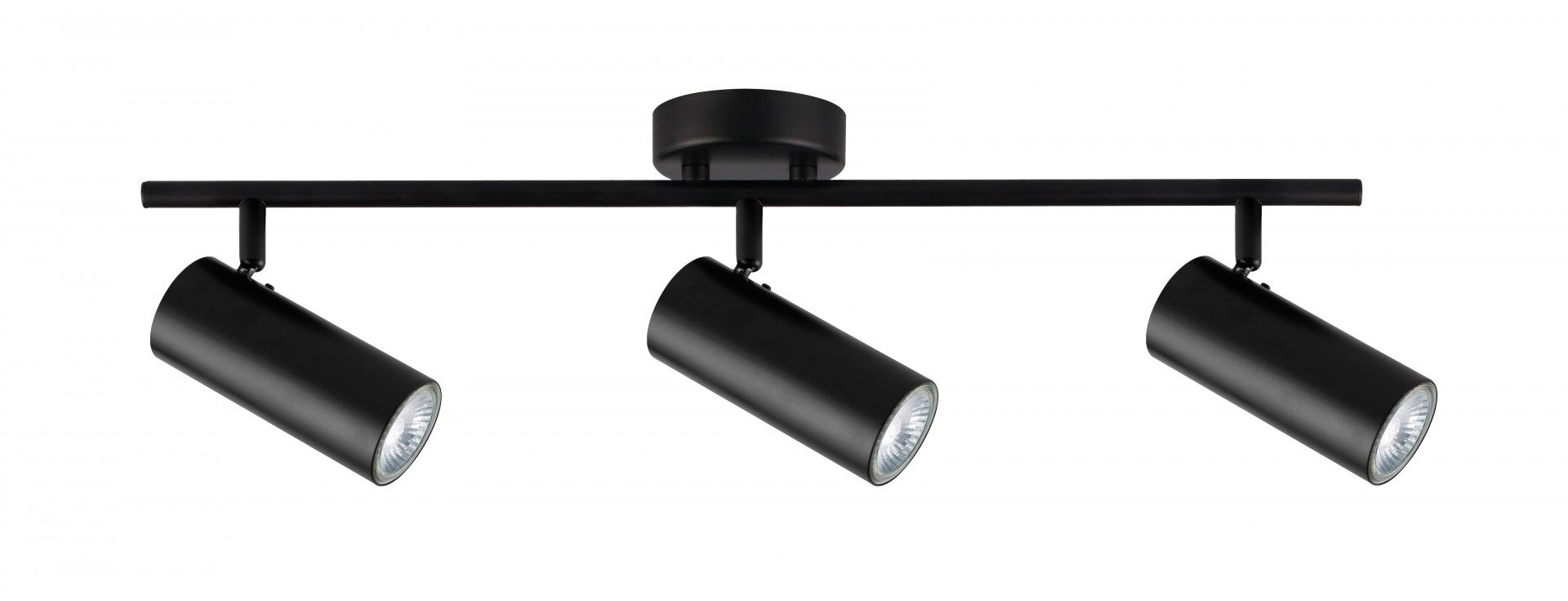 SPOT SPLIT 3XGU10 PRETO FOSCO